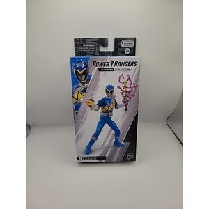 Power Rangers Lightning Collection Dino Charge Blue Ranger 6" Inch Hasbro Figure